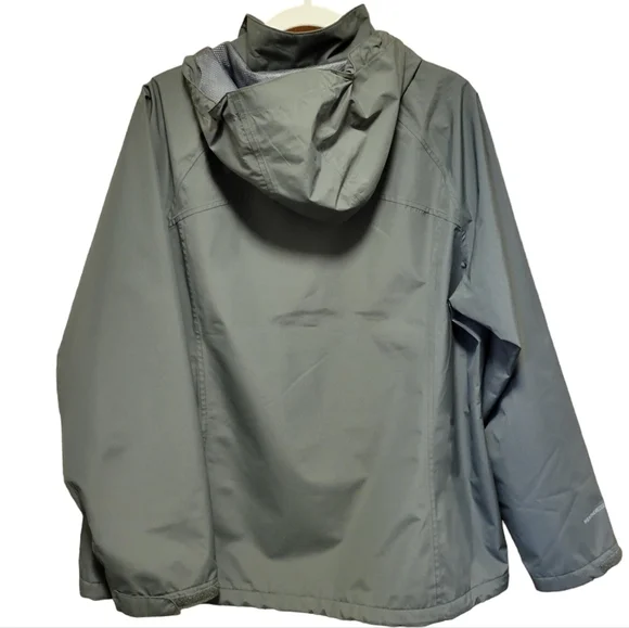 EUC | Eddie Bauer | Mesh Lined Rain Jacket | Olive Green | Size XL - Picture 3 of 13